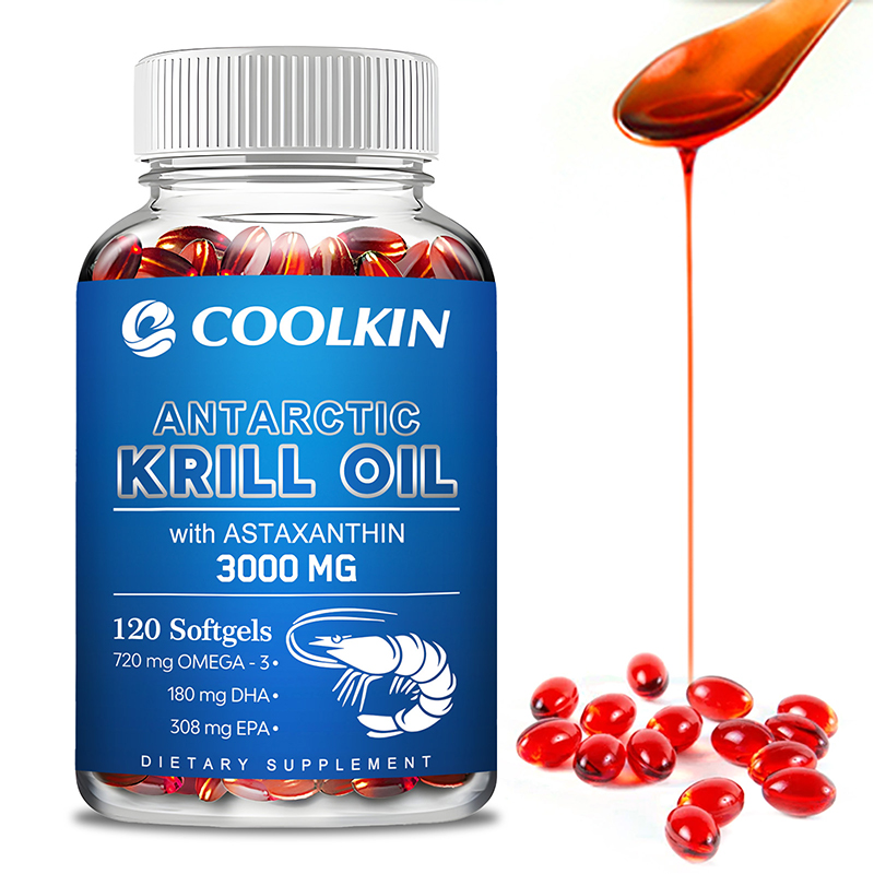 Omega 3 Fish Oil - Óleo de krill antártico 3000mg -