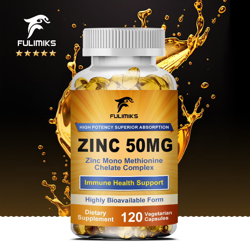 Zinc Supplement 50Mg - Cápsulas de zinco puro premium 50