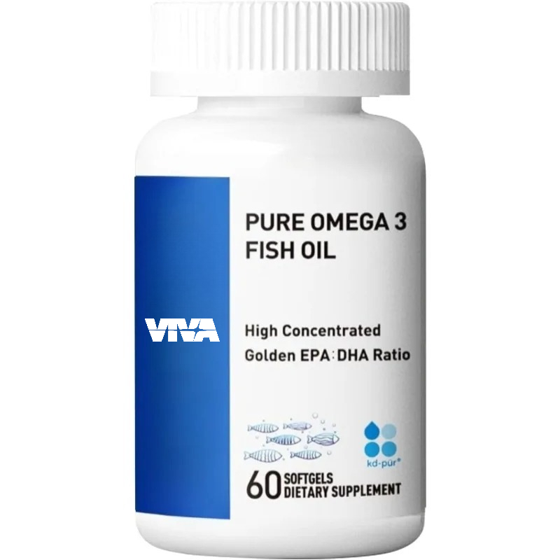 Omega 3 Fish Oil - Cápsulas moles concentradas de óleo de