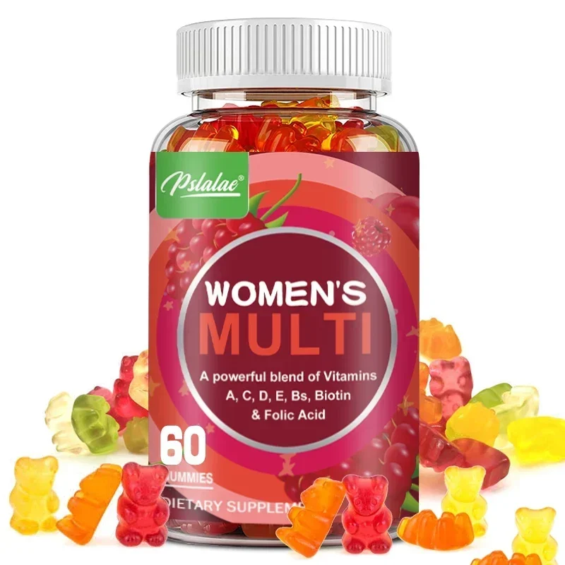 Multivitamin Gummy Adult - Gomas Multivitaminas Femininas - Contém Vitaminas