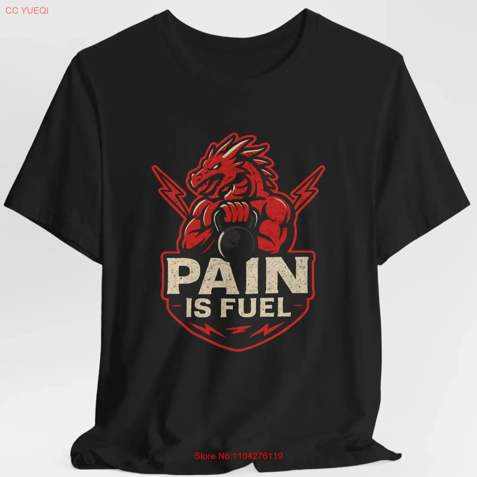 Fuel Fitness & Nutrition Oakbank Photos - Camiseta Motivacional de Academia 'Pain Is