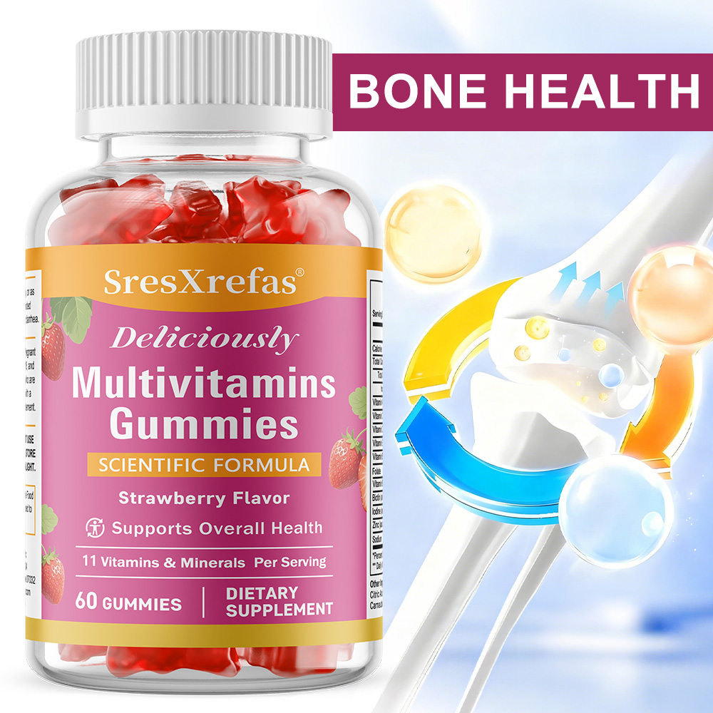 Multivitamin Gummy Adult - Gomas Multivitamínicas, Fórmula 11-em-1 de Vitaminas