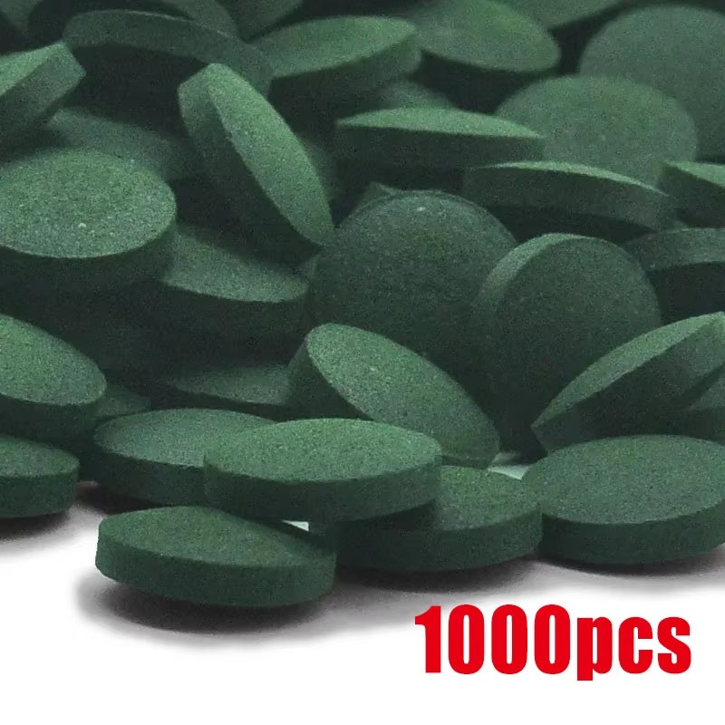 Spirulina Tablet Organic - 100/500/1000 peças comprimidos de espirulina de