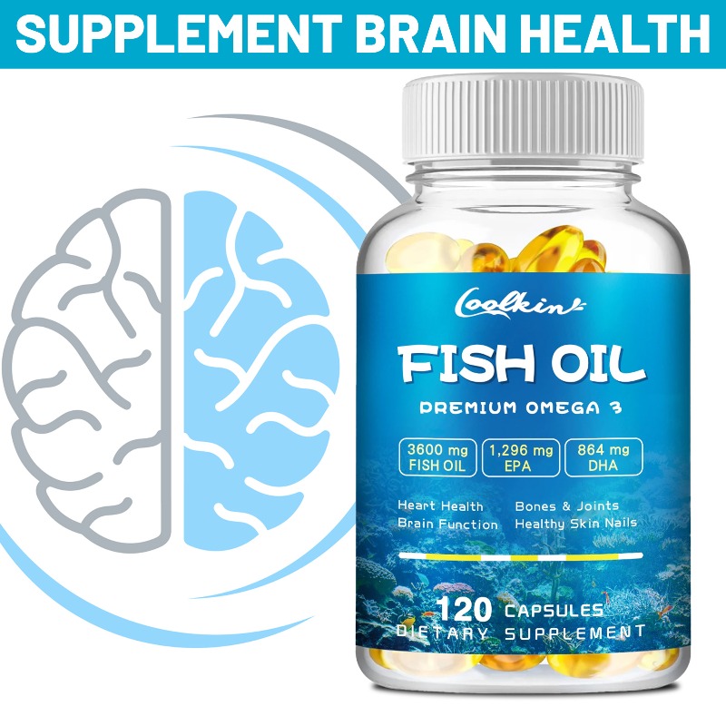 Omega 3 Fish Oil - Cápsulas de Óleo de Peixe Ômega-3
