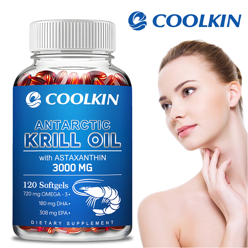 Omega 3 Fish Oil - Óleo de krill antártico 3000mg -