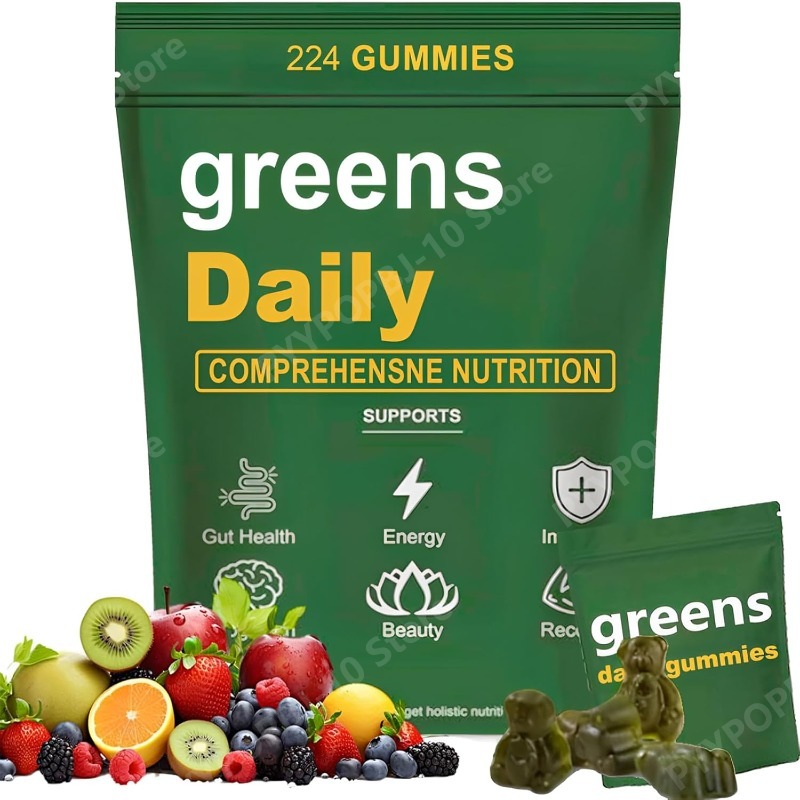 Multivitamin Gummy Adult - Gomas Orgânicas de Clorela e Spirulina,