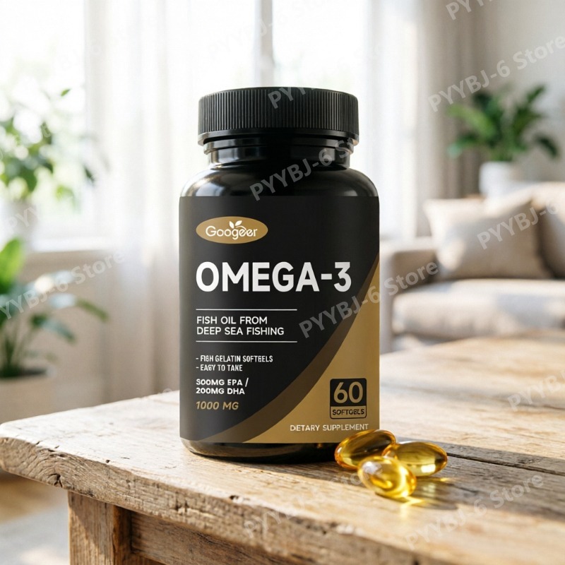 Omega 3 Fish Oil - Óleo de Peixe Omega-3 1000mg Softgels