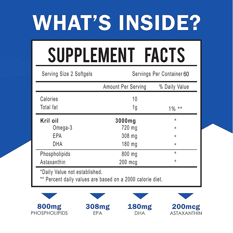 Óleo de krill antártico 3000mg - Omega 3 Fish Oil avaliação e preço