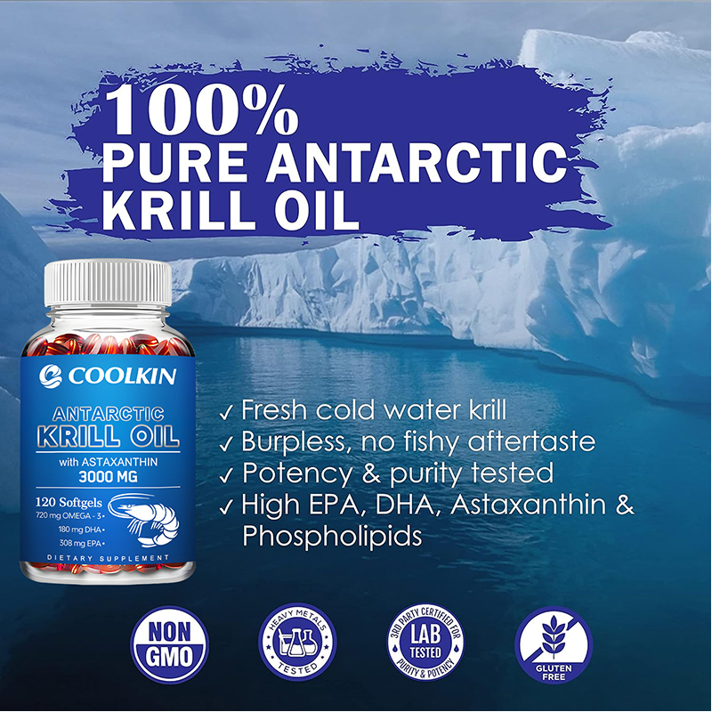 Óleo de krill antártico 3000mg - Omega 3 Fish Oil avaliação e preço