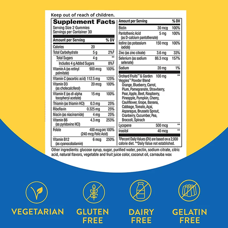 Gomas Multivitamínicas para Ho - Multivitamin Gummy Adult avaliação e preço
