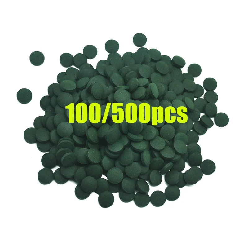 100 pçs comprimidos de spiruli - Spirulina Tablet Organic avaliação e preço