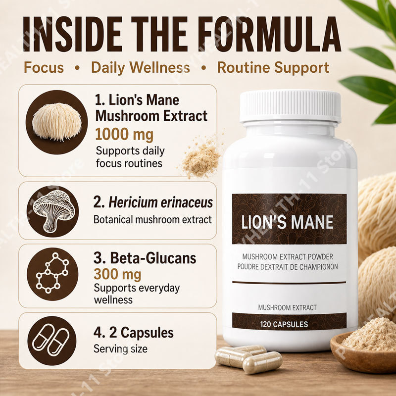 Suplemento de Cogumelo Lion's  - Lion Mane Mushroom avaliação e preço