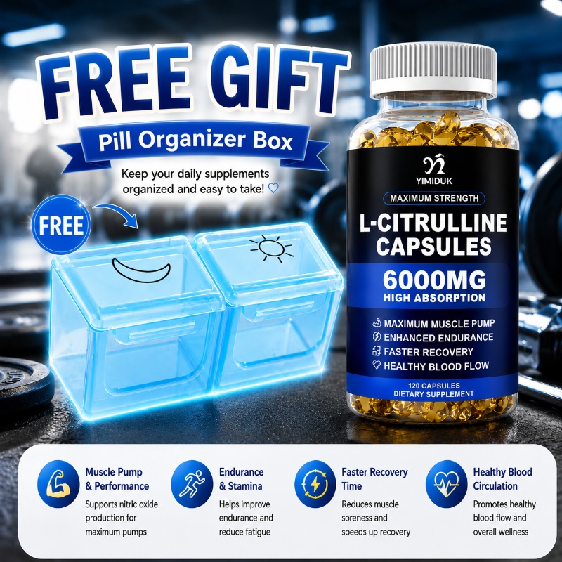 Cápsulas de L-Citrulina 6000mg - Pre Workout Supplement avaliação e preço