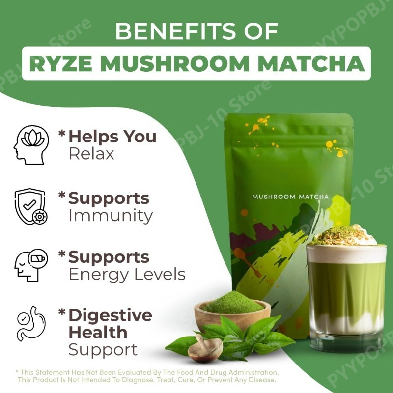 Suplemento Orgânico de Matcha  - Lion Mane Mushroom avaliação e preço