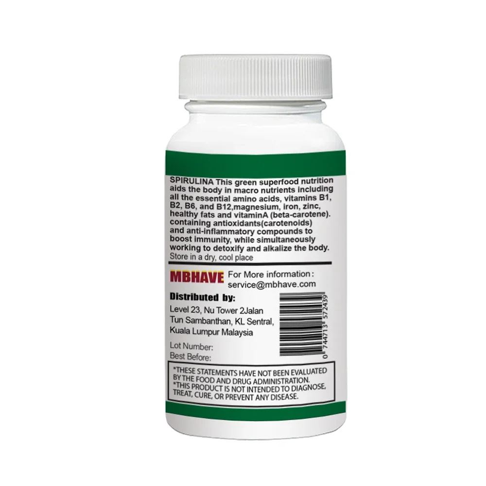 Grande negócio frete grátis po - Spirulina Tablet Organic avaliação e preço