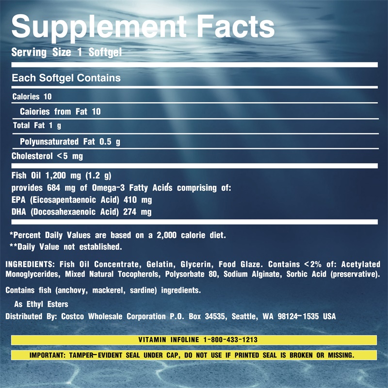 Cápsulas de Óleo de Peixe Omeg - Omega 3 Fish Oil avaliação e preço