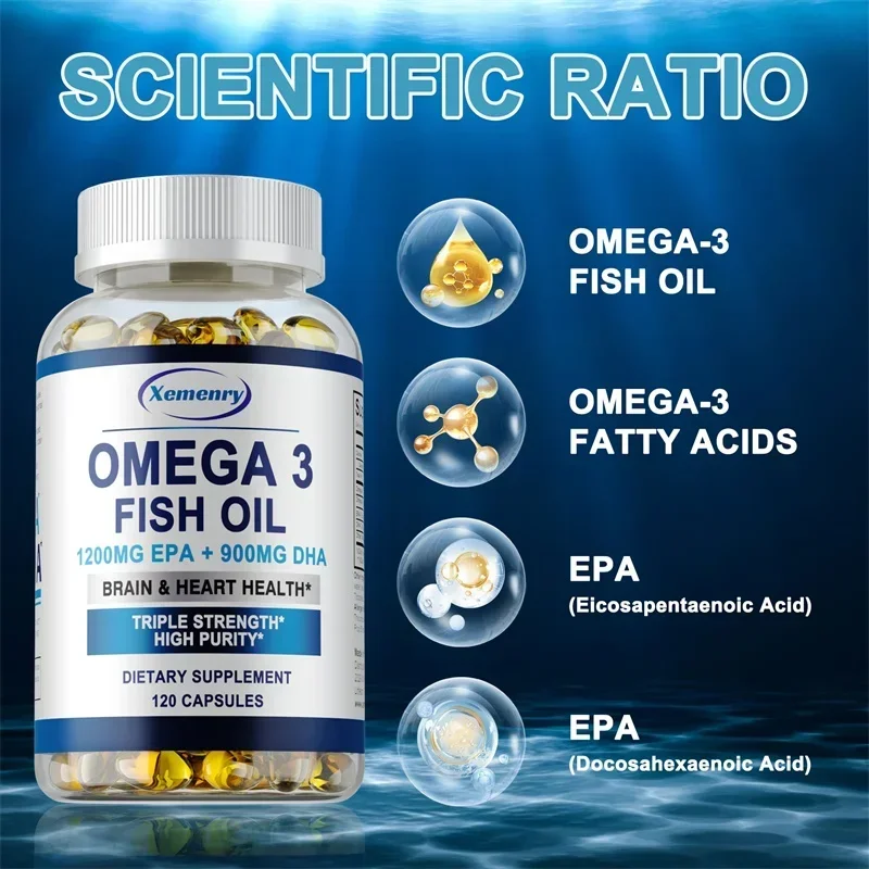 Suplemento de óleo de peixe Om - Omega 3 Fish Oil avaliação e preço