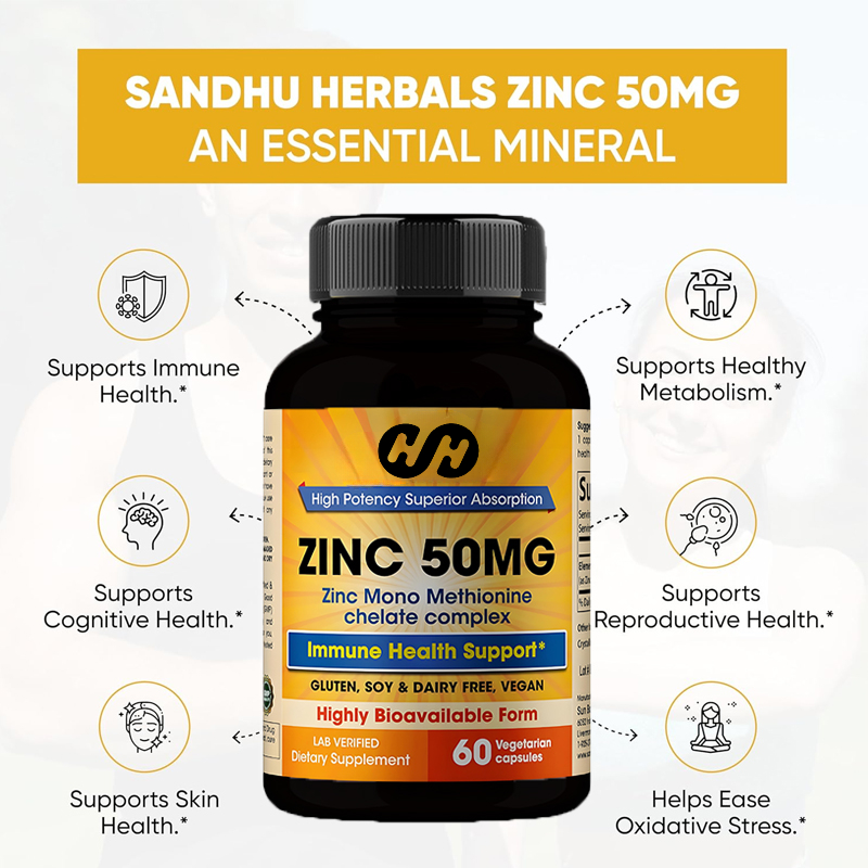Suplemento de Zinco 50mg, 60 C - Zinc Supplement 50Mg avaliação e preço