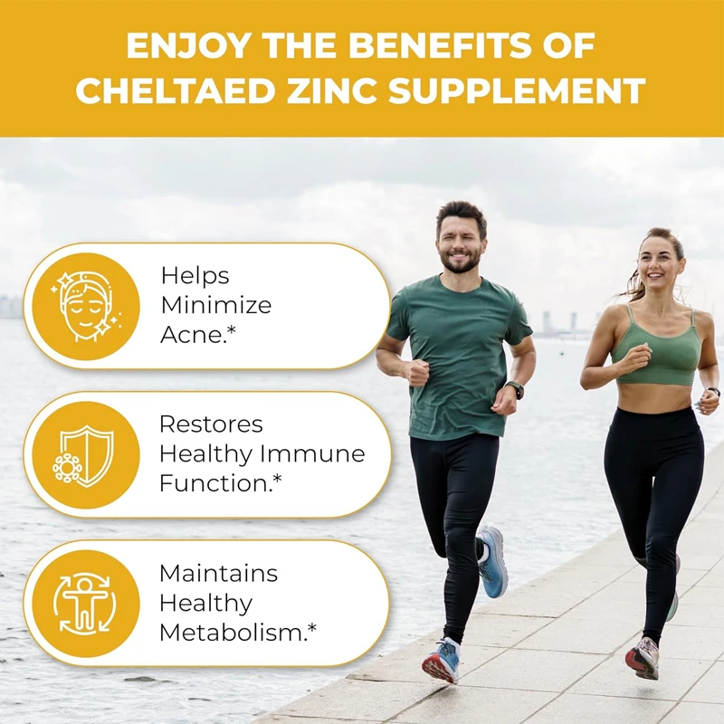 Suplemento de Zinco 50mg, 60 C - Zinc Supplement 50Mg avaliação e preço