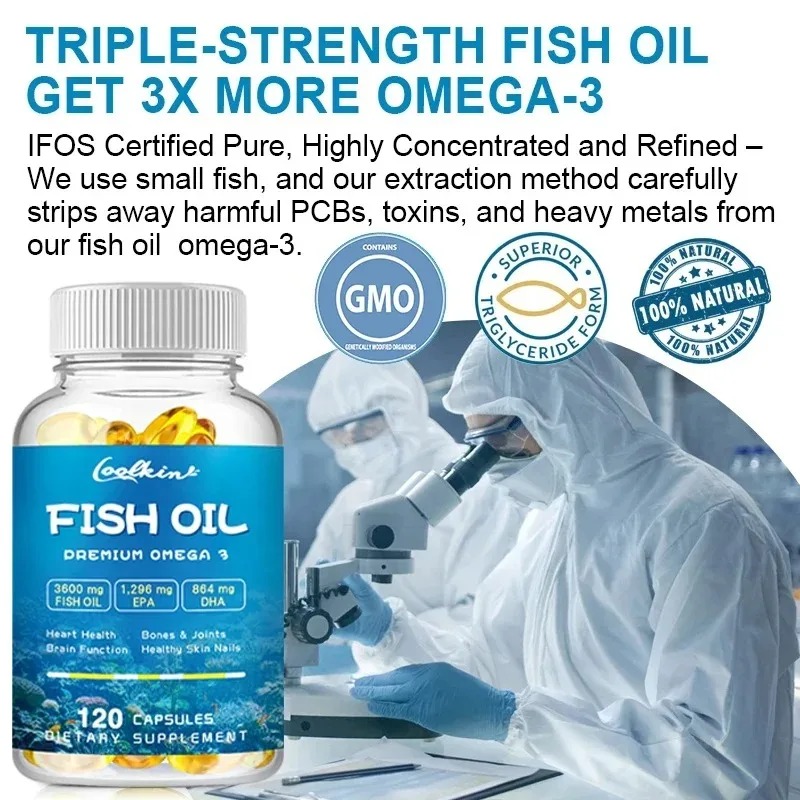 Cápsulas de Óleo de Peixe Ômeg - Omega 3 Fish Oil avaliação e preço
