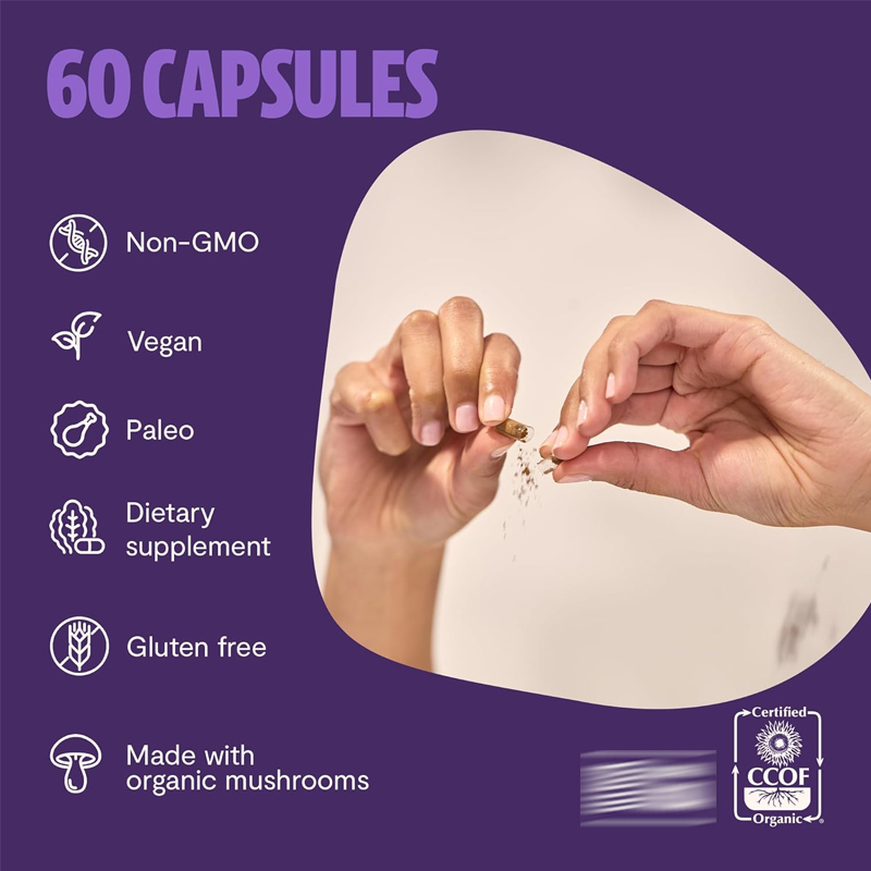 Cápsulas de Suplemento Lion Ma - Lion Mane Mushroom avaliação e preço