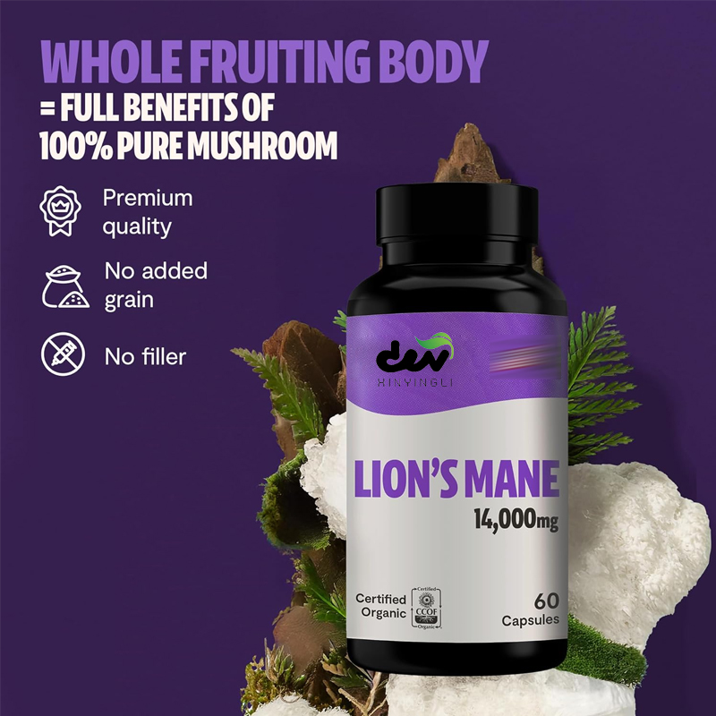 Cápsulas de Suplemento Lion Ma - Lion Mane Mushroom avaliação e preço