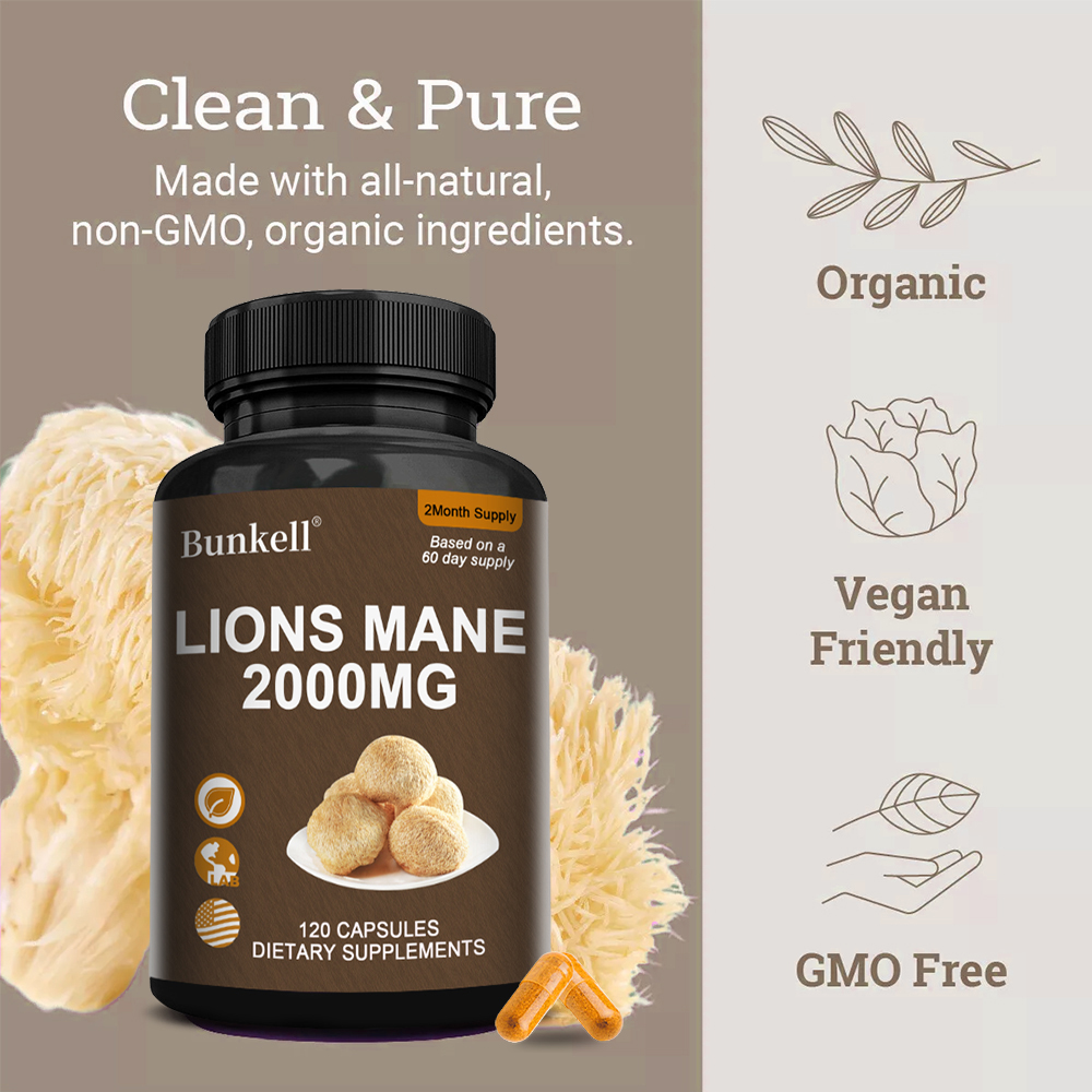 Cápsulas Orgânicas de Cogumelo - Lion Mane Mushroom avaliação e preço
