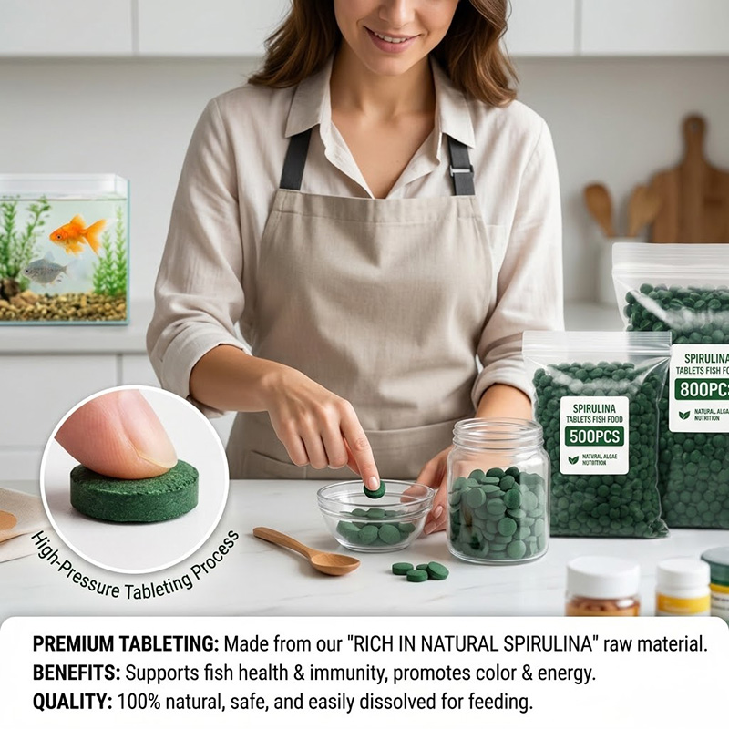Tabletes de Spirulina de Alta  - Spirulina Tablet Organic avaliação e preço
