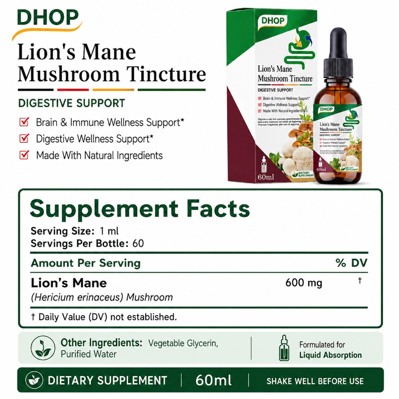 Tintura Líquida de Cogumelo Li - Lion Mane Mushroom avaliação e preço