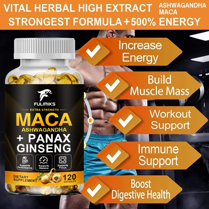Cápsulas Premium de Raiz de Ma - Pre Workout Supplement avaliação e preço