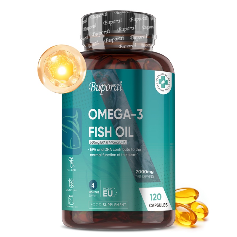 Óleo de Peixe Omega 3 2000mg - - Omega 3 Fish Oil avaliação e preço