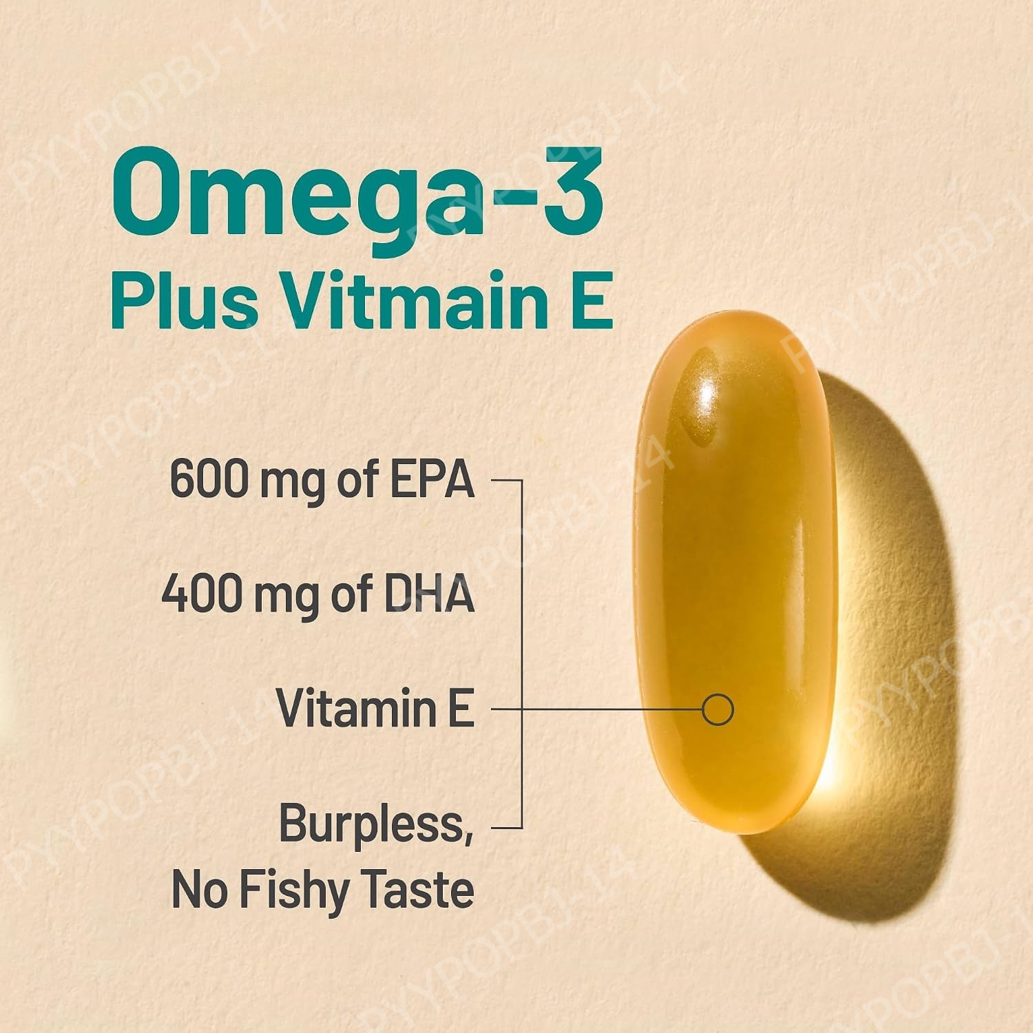 Óleo de Peixe Omega-3 1000mg E - Omega 3 Fish Oil avaliação e preço