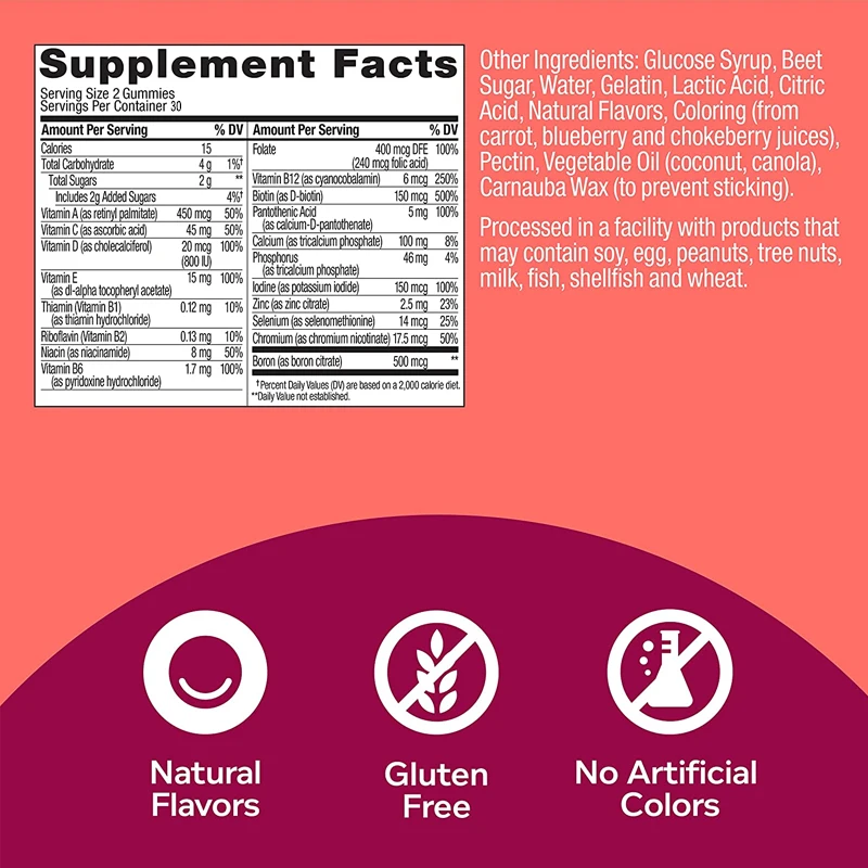 Gomas femininas com complexo m - Multivitamin Gummy Adult avaliação e preço