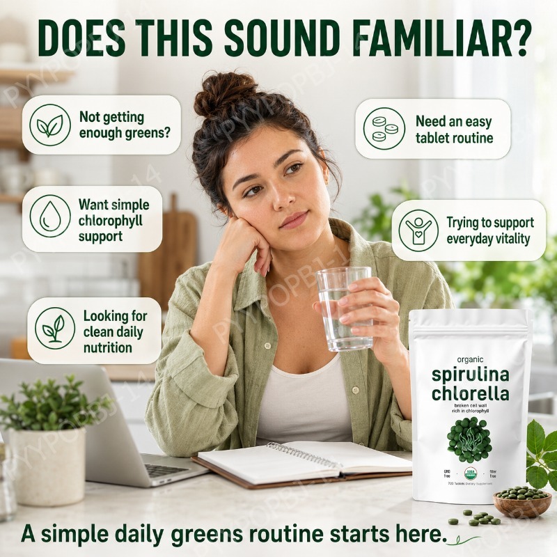Tabletes Orgânicos de Spirulin - Spirulina Tablet Organic avaliação e preço