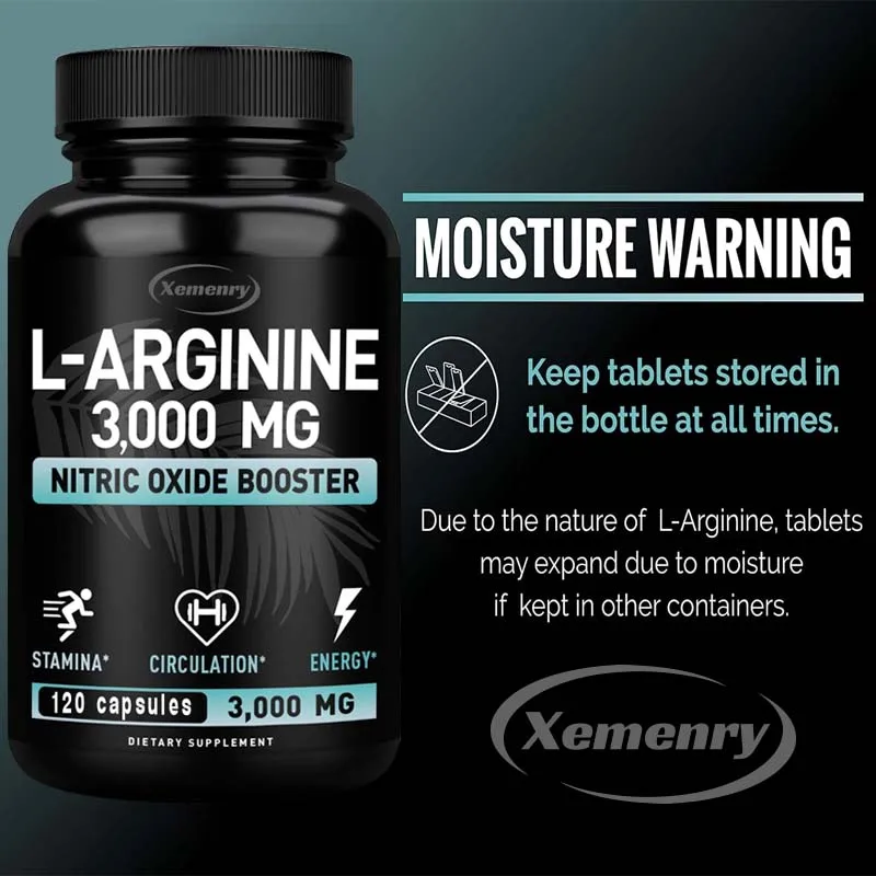 L-Arginina 3000mg - para supor - Pre Workout Supplement avaliação e preço