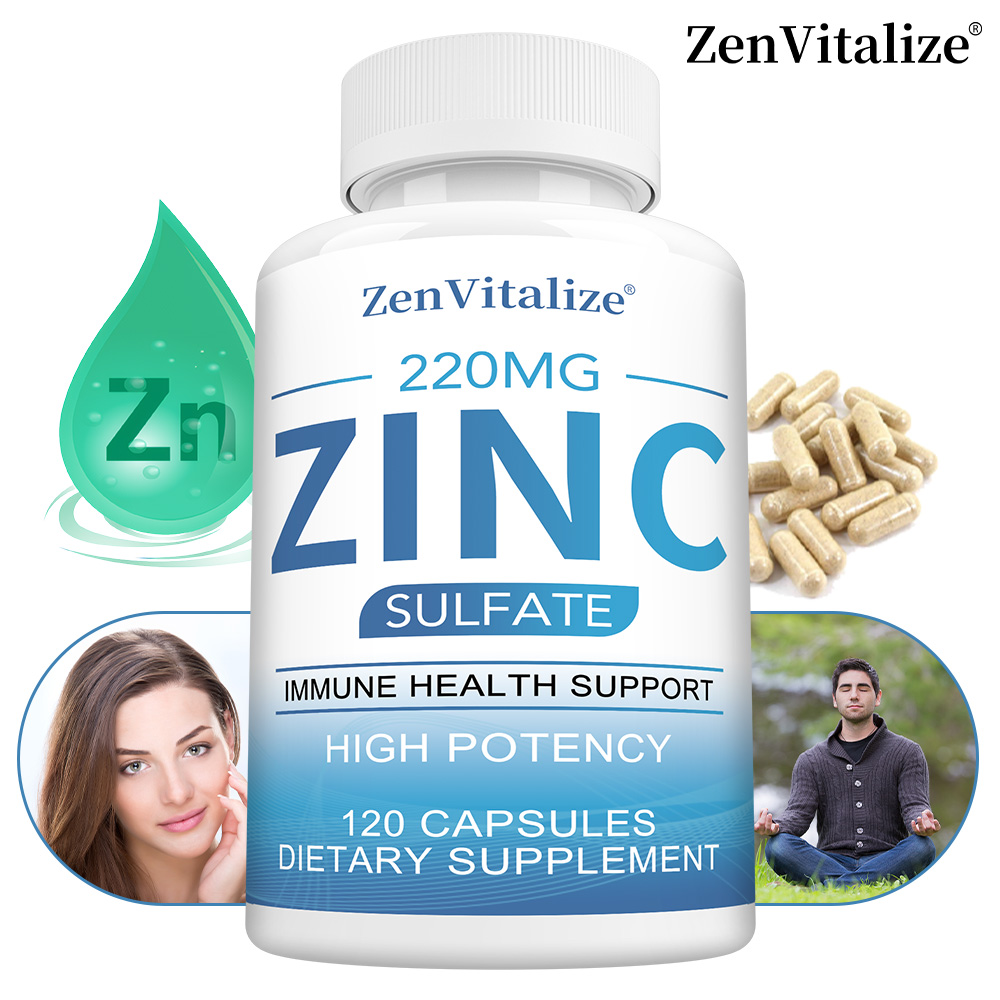 Cápsulas de Suplemento de Zinc - Zinc Supplement 50Mg avaliação e preço