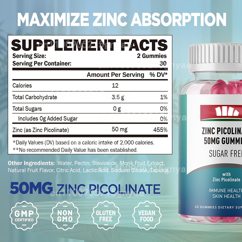 Suplemento de suporte imunológ - Zinc Supplement 50Mg avaliação e preço
