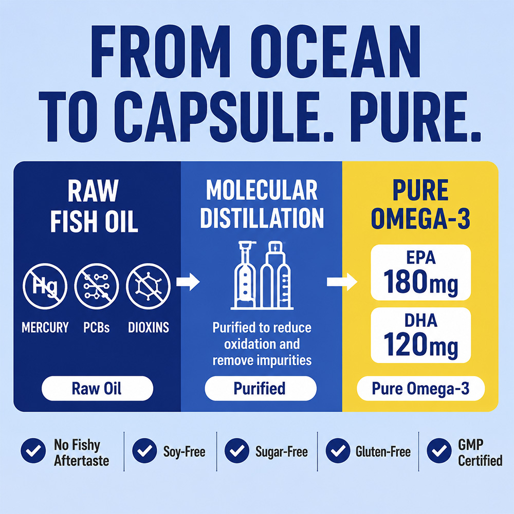 Óleo de Peixe Omega 3 de Água  - Omega 3 Fish Oil avaliação e preço